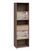 ERY V645 kancelářská skříň, 1-zásuvková/5 niky, 2000x600x400, neutrální